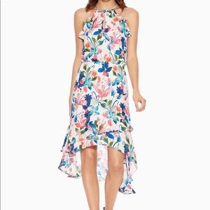 Parker floral fiesta high/low dress